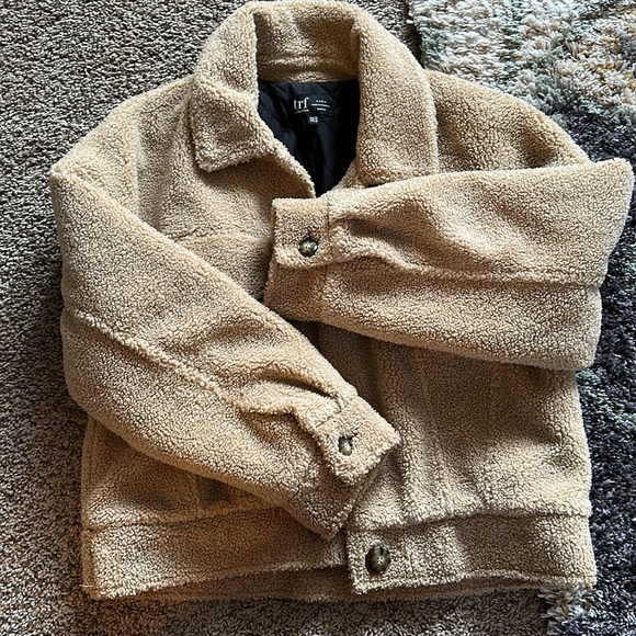 cozy teddy coat/jacket - Picture 3 of 3